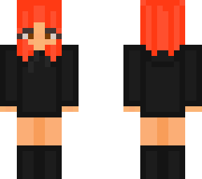 short orange hair girl with bangs