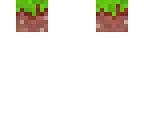 simple grass block head