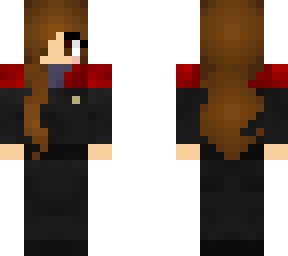 star trek voyager girl uniform w blush (derp face on neck when u look up)