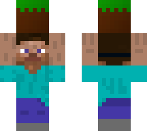 steve holding a gras block