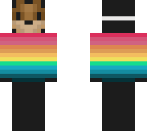 sunset sweater otter masked character