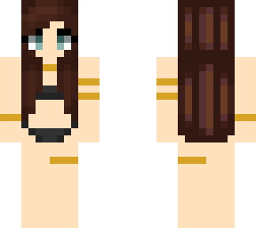 trendy hair bikini girl