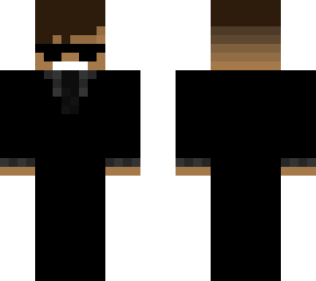 black suit