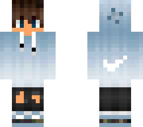 blue hoodie boy