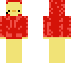 ducky in red hoodie and gaming hedphones!
