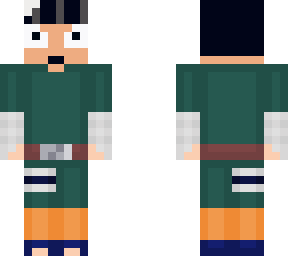 el guapsimo rock lee de la hoja