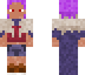 fur cloak character