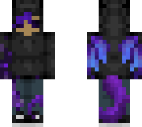p l a i n d e a t h - edit of burdpuddle - blue/purple - dragon/demon boy