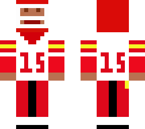 patrick mahomes with a helmet...