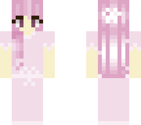 pink girl in dress
