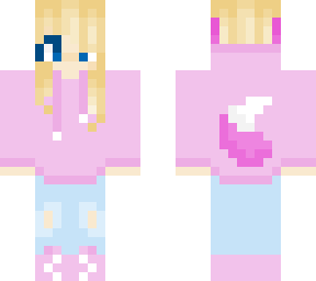 pink wolf girl