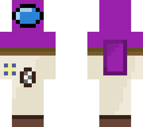purple astronaut character from among us