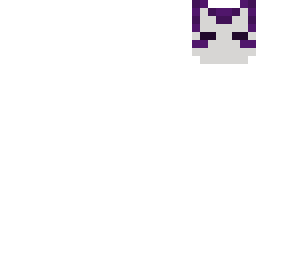 purple kitsune mask (back)