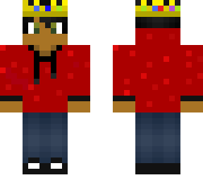 shvitz with crown and red hoodie