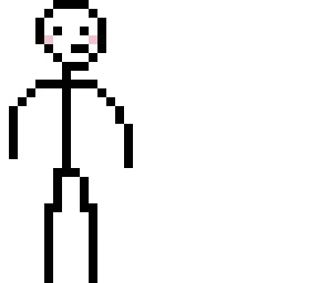 stick man w blush