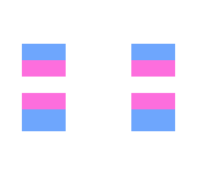 trans flag cape
