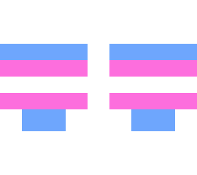 trans flag cape