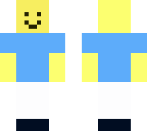 yellow guy with tee and pants