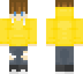 yellow hoodie