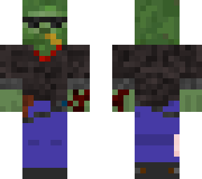 black shirt zombie