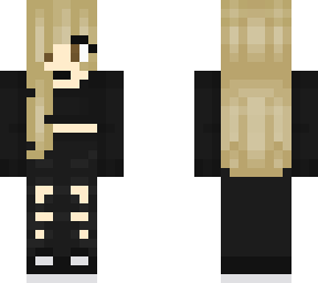 black sweater