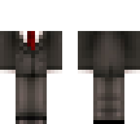 blank skin with suit