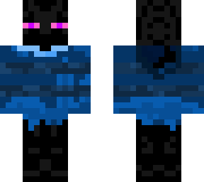 blue hoodie enderman