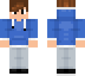 blue hoodie kid