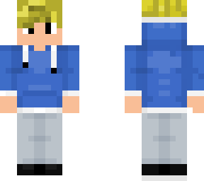 blue hoodie kid