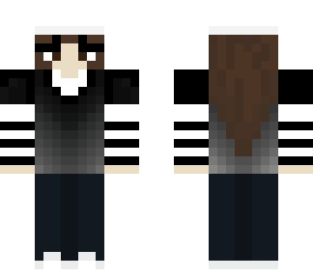 brown haired girl with hat.
