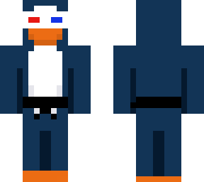 club penguin navy blue w/ 3d glasses and black belt