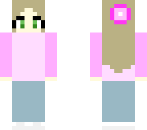 cute girl with pink shirt