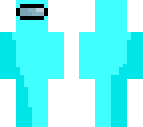 cyan among us character (fixed)