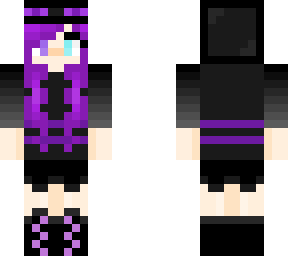 enderman hoodie (hair recolor)