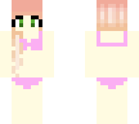 girl with braid and bikini