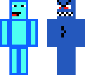 half noob diamond half evil
