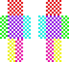 neon pixel skin