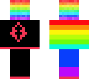 rainbow skin