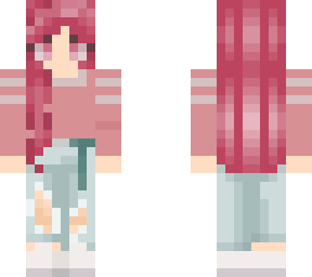 raspberry girl w matching hoodie.