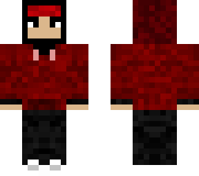 red animal hoodie