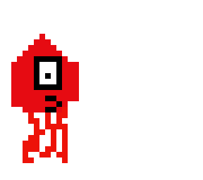 red crazy squid for squid! contest