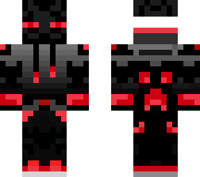 red enderman with hoody