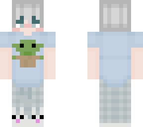 shy boy w/; baby yoda front feet fixed