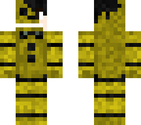 william afton in golden freddy suit