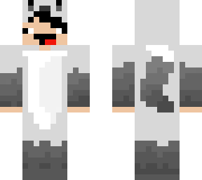 xpopyopx in arctic fox onesie