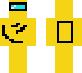 yellow crewmate with a smile