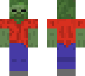 zombie with red shirt