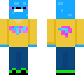 a cursed mrbeast skin