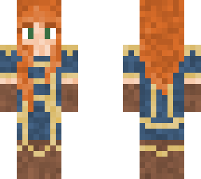 aventuriere rousse (bleu)