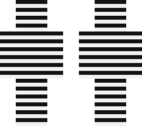 black and white